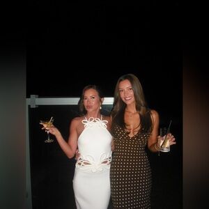 Brown Polka Dot Dress